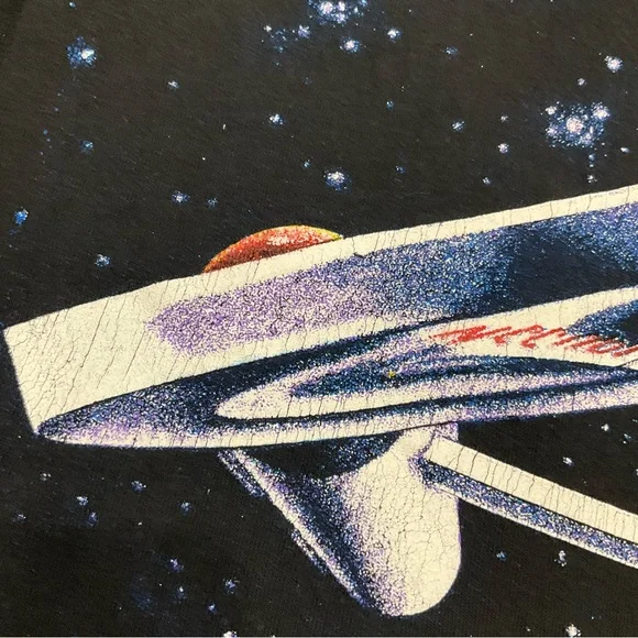 Vintage Changes Star Trek USS Enterprise Spaceship T-Shirt Trekkie 90’s … - Picture 9 of 16